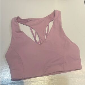 Sports S  bra with great detail in the back and removable pads great condition